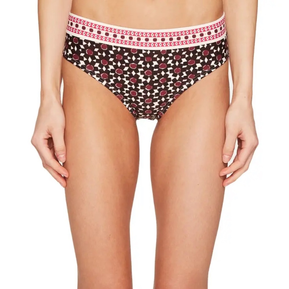 Kate Spade New York Sumac Red Coronado Beach Hipster Bikini Bottom XL